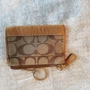 Coach Keyring Keychain mini wallet